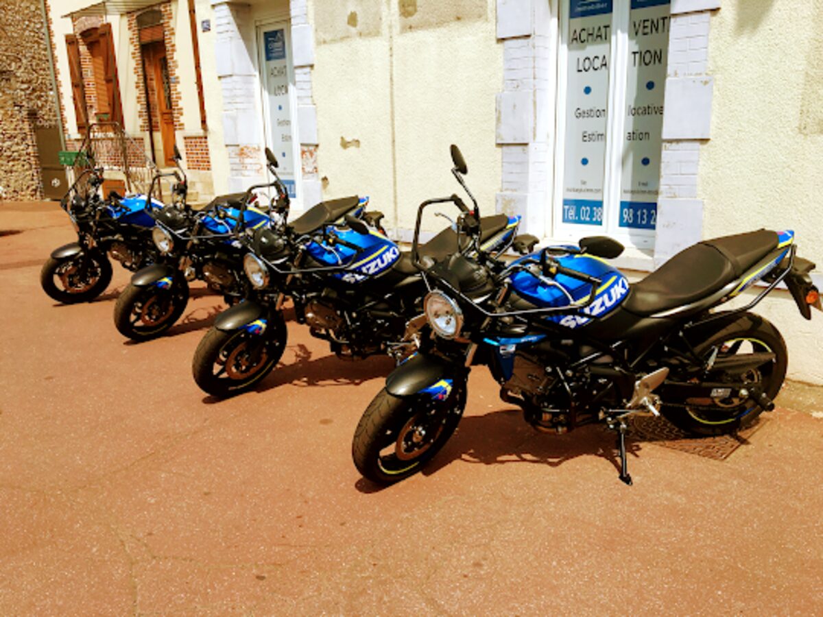 Motos Suzuki SV650 de la moto-école